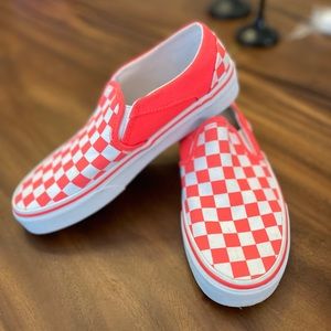 kohls red checkered vans